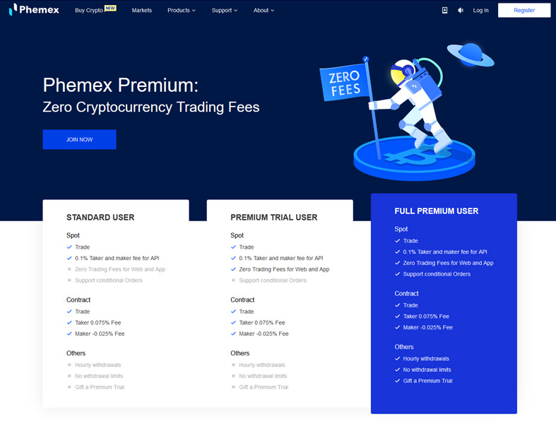 Phemex Premium