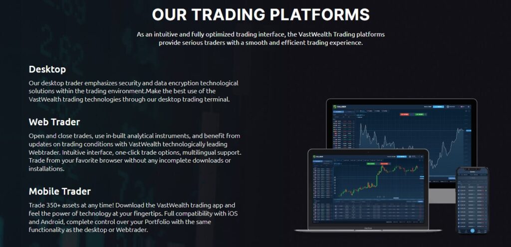 vastwealth trading platforms